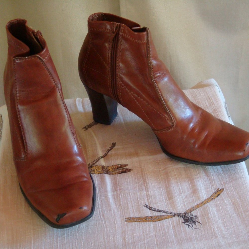Franco Sarto Calf Cognac Boot